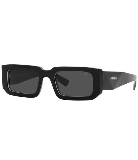 Prada Unisex PR 06YS 53mm Rectangle Sunglasses 